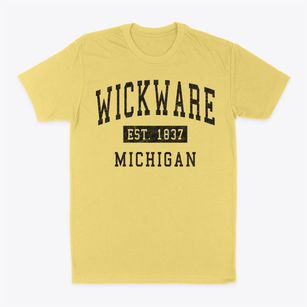 Wickware Michigan Classic Established Classic Dad T-Shirt