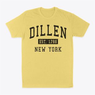Dillen New York Classic Established Classic Dad T-Shirt