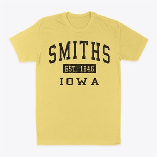 Smiths Iowa Classic Established Classic Dad T-Shirt