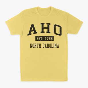 Aho North Carolina Classic Established Classic Dad T-Shirt