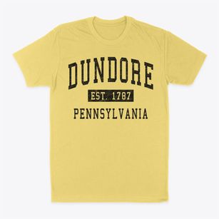 Dundore Pennsylvania Classic Established Classic Dad T-Shirt