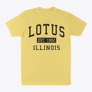 Lotus Illinois Classic Established Classic Dad T-Shirt