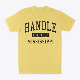 Handle Mississippi Classic Established Classic Dad T-Shirt