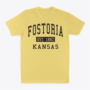 Fostoria Kansas Classic Established Classic Dad T-Shirt