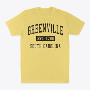 Greenville South Carolina Classic Established Classic Dad T-Shirt