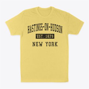 Hastings-on-hudson New York Classic Established Classic Dad T-Shirt