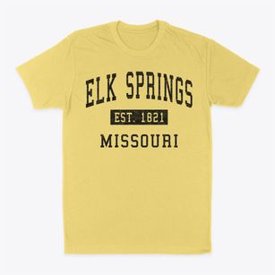 Elk Springs Missouri Classic Established Classic Dad T-Shirt