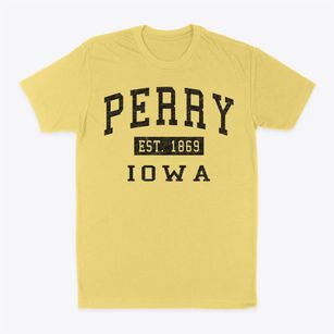 Perry Iowa Classic Established Classic Dad T-Shirt
