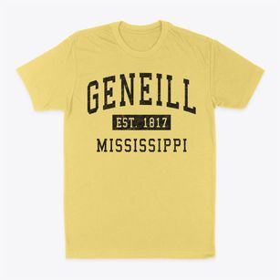 Geneill Mississippi Classic Established Classic Dad T-Shirt