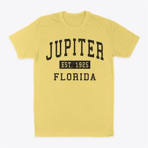 Jupiter Florida Classic Established Classic Dad T-Shirt