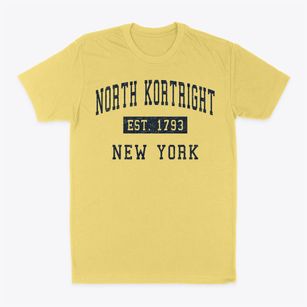 North Kortright New York Classic Established Classic Dad T-Shirt