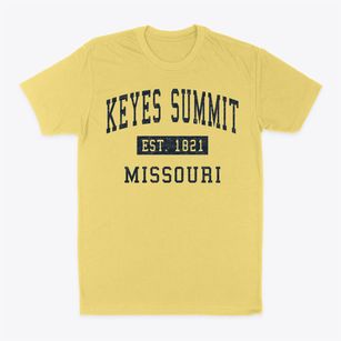 Keyes Summit Missouri Classic Established Classic Dad T-Shirt