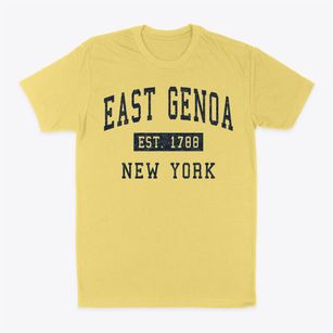 East Genoa New York Classic Established Classic Dad T-Shirt