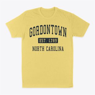 Gordontown North Carolina Classic Established Classic Dad T-Shirt