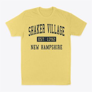 Shaker Village New Hampshire Classic Established Classic Dad T-Shirt