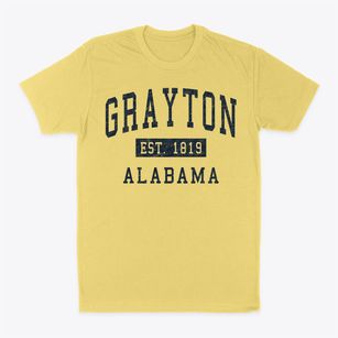 Grayton Alabama Classic Established Classic Dad T-Shirt