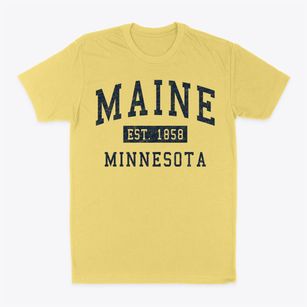 Maine Minnesota Classic Established Classic Dad T-Shirt