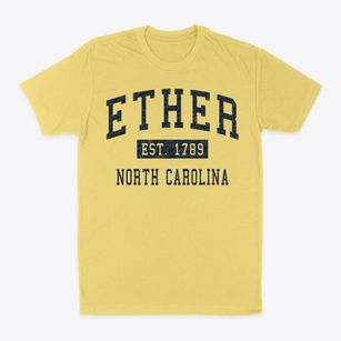 Ether North Carolina Classic Established Classic Dad T-Shirt