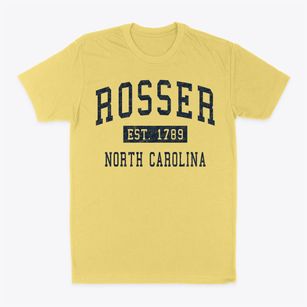 Rosser North Carolina Classic Established Classic Dad T-Shirt