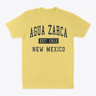 Agua Zarca New Mexico Classic Established Classic Dad T-Shirt