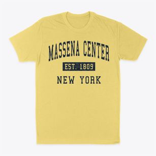 Massena Center New York Classic Established Classic Dad T-Shirt