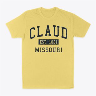 Claud Missouri Classic Established Classic Dad T-Shirt