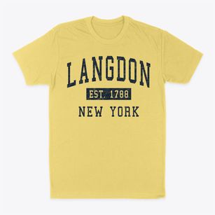 Langdon New York Classic Established Classic Dad T-Shirt