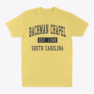 Bachman Chapel South Carolina Classic Established Classic Dad T-Shirt