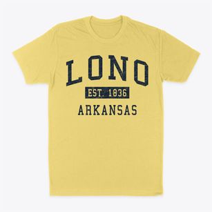 Lono Arkansas Classic Established Classic Dad T-Shirt