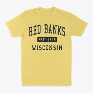 Red Banks Wisconsin Classic Established Classic Dad T-Shirt