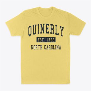 Quinerly North Carolina Classic Established Classic Dad T-Shirt