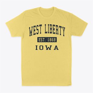 West Liberty Iowa Classic Established Classic Dad T-Shirt