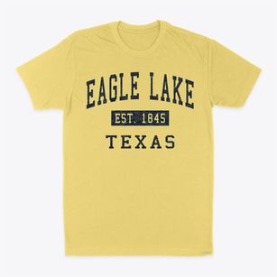 Eagle Lake Texas Classic Established Classic Dad T-Shirt