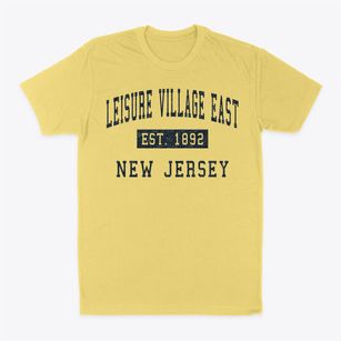 Leisure Village East New Jersey Classic Established Classic Dad T-Shirt