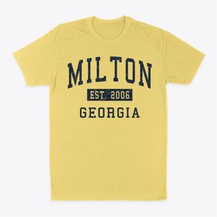 Milton Georgia Classic Established Classic Dad T-Shirt