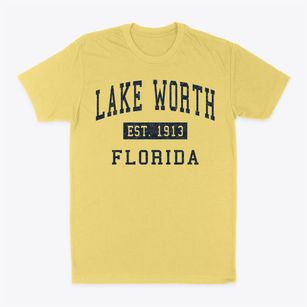 Lake Worth Florida Classic Established Classic Dad T-Shirt