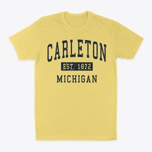 Carleton Michigan Classic Established Classic Dad T-Shirt