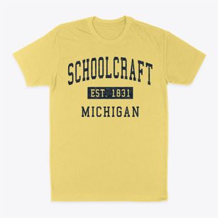 Schoolcraft Michigan Classic Established Classic Dad T-Shirt