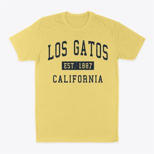 Los Gatos California Classic Established Classic Dad T-Shirt