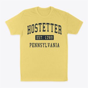 Hostetter Pennsylvania Classic Established Classic Dad T-Shirt