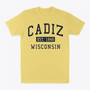 Cadiz Wisconsin Classic Established Classic Dad T-Shirt