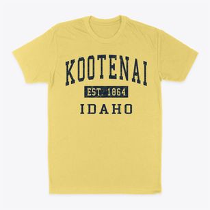 Kootenai Idaho Classic Established Classic Dad T-Shirt