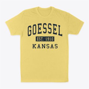 Goessel Kansas Classic Established Classic Dad T-Shirt