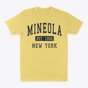 Mineola New York Classic Established Classic Dad T-Shirt