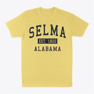 Selma Alabama Classic Established Classic Dad T-Shirt