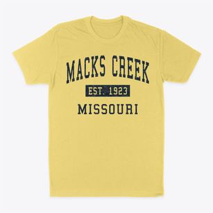 Macks Creek Missouri Classic Established Classic Dad T-Shirt