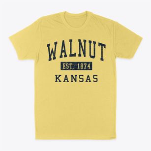 Walnut Kansas Classic Established Classic Dad T-Shirt
