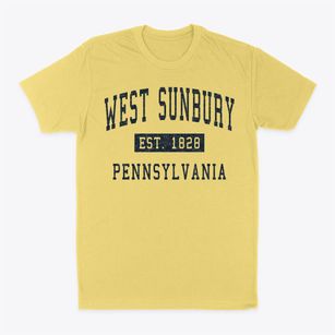 West Sunbury Pennsylvania Classic Established Classic Dad T-Shirt