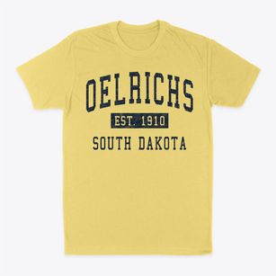 Oelrichs South Dakota Classic Established Classic Dad T-Shirt