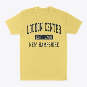Loudon Center New Hampshire Classic Established Classic Dad T-Shirt